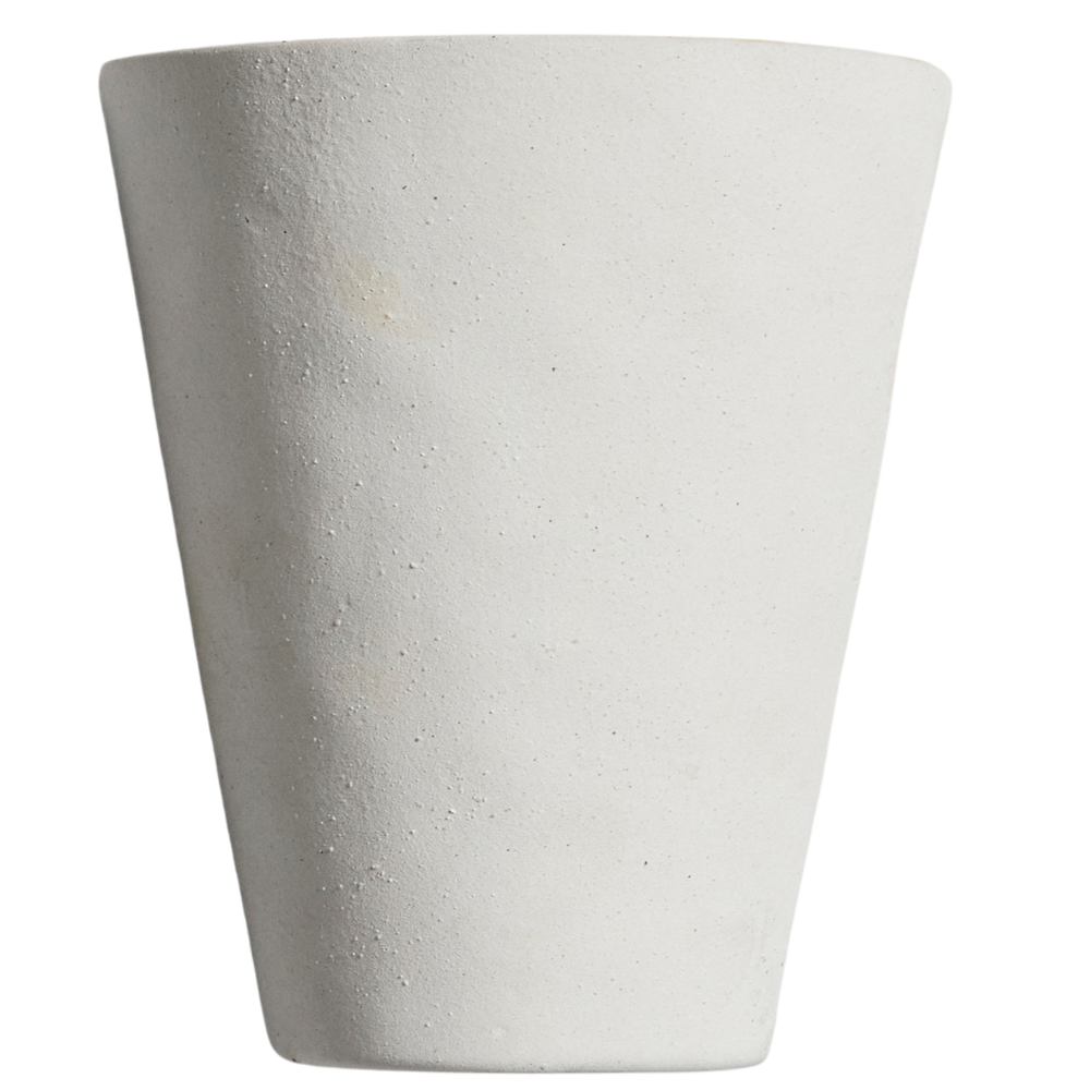 Kave Home Bílé keramické nástěnné světlo Ceren 21 cm