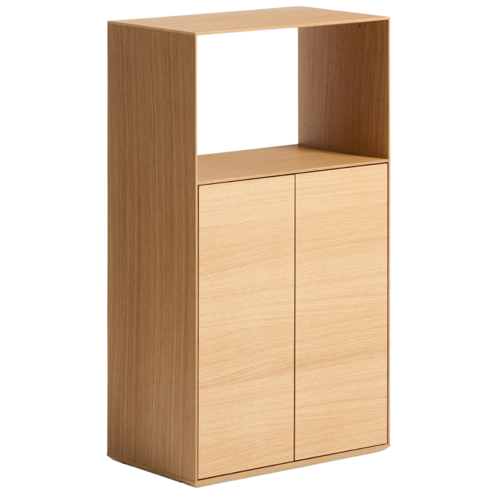 Kave Home Dubová knihovna Visala 106 x 60 cm