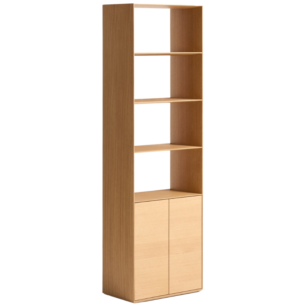 Kave Home Dubová knihovna Visala 209 x 60 cm
