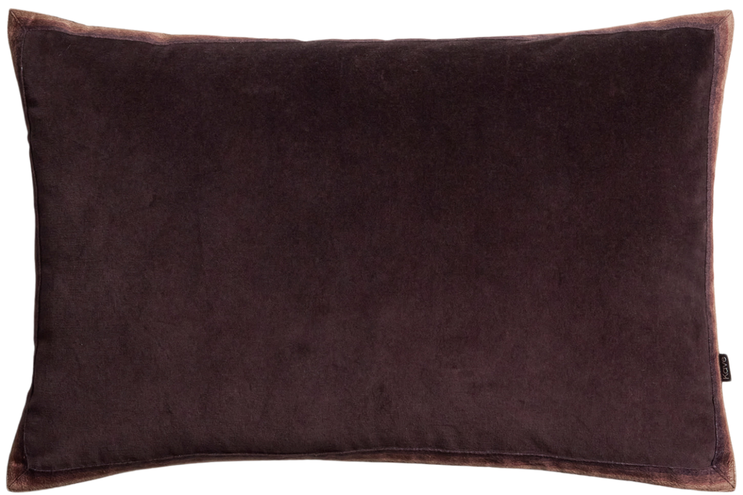Kave Home Hnědý sametový povlak na polštář Niroi 40 x 60 cm