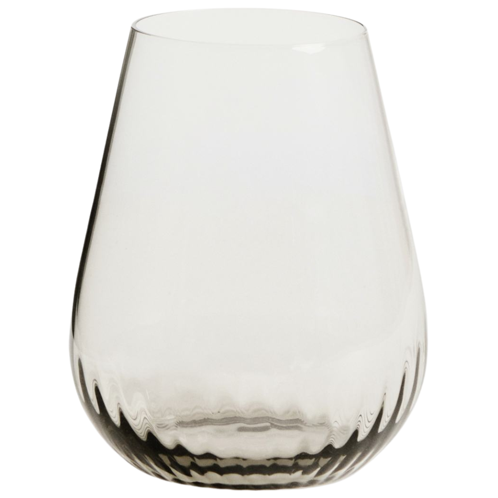 Kave Home Šedá sklenička Davel 425 ml
