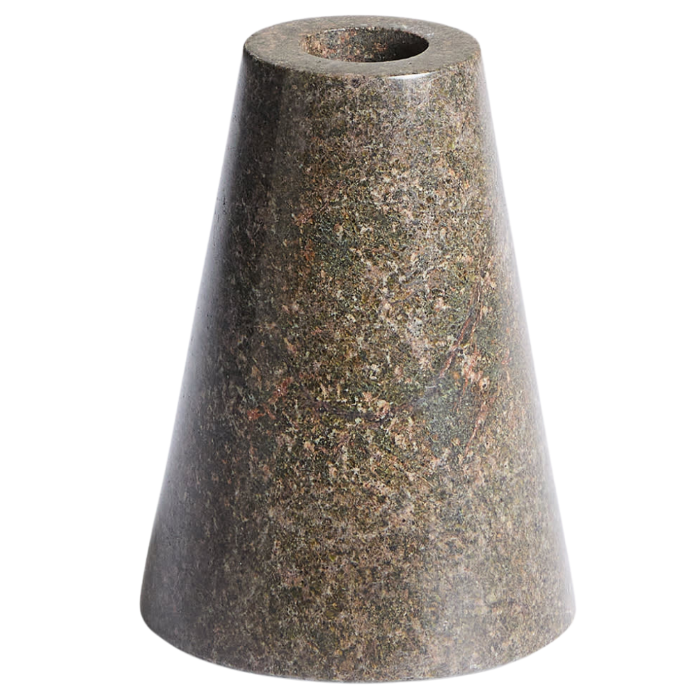 Kave Home Zelený mramorový svícen Trevia 10 cm