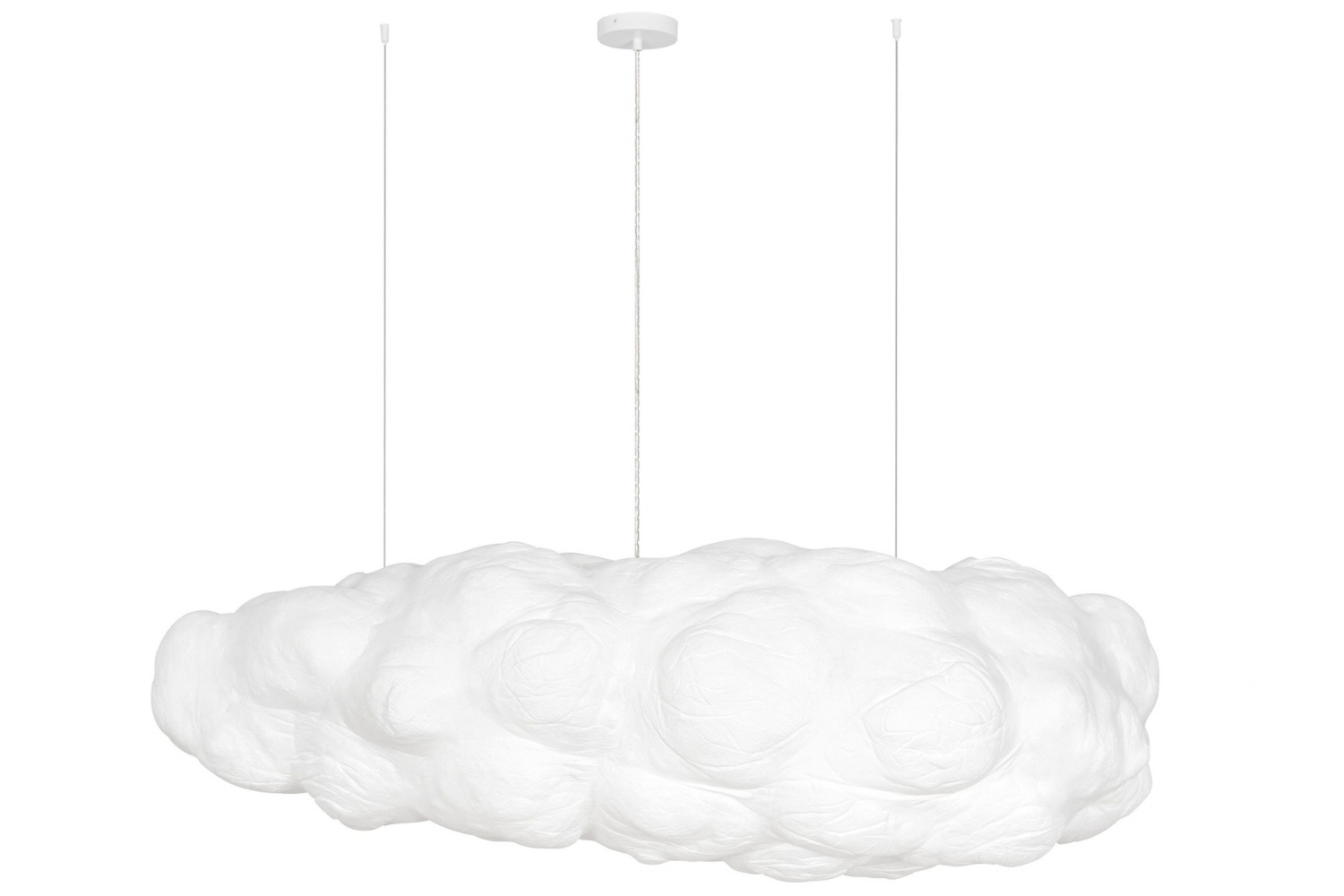 Nova Luce Bílé závěsné světlo Cloud 150 cm